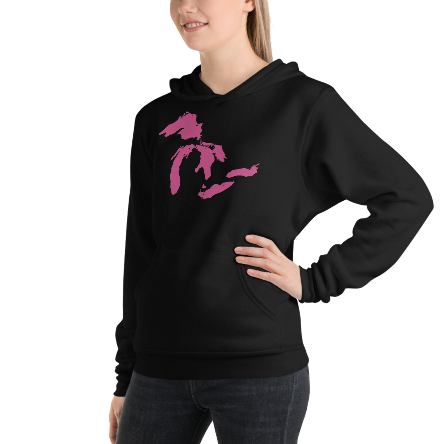 Great Lakes Hoodie (Apple Blossom Pink) | Unisex Cloud Fleece