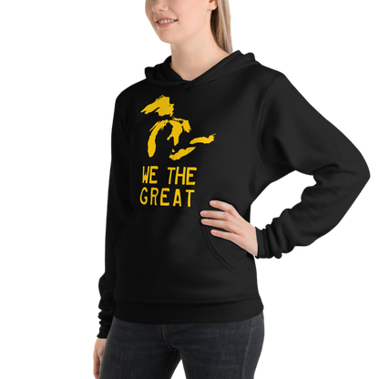 Great Lakes 'We The Great' Hoodie (Gold) | Unisex Cloud Fleece