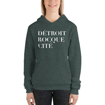 'Détrioit Rocque Cité' Hoodie | Unisex Cloud Fleece