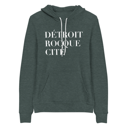 'Détrioit Rocque Cité' Hoodie | Unisex Cloud Fleece