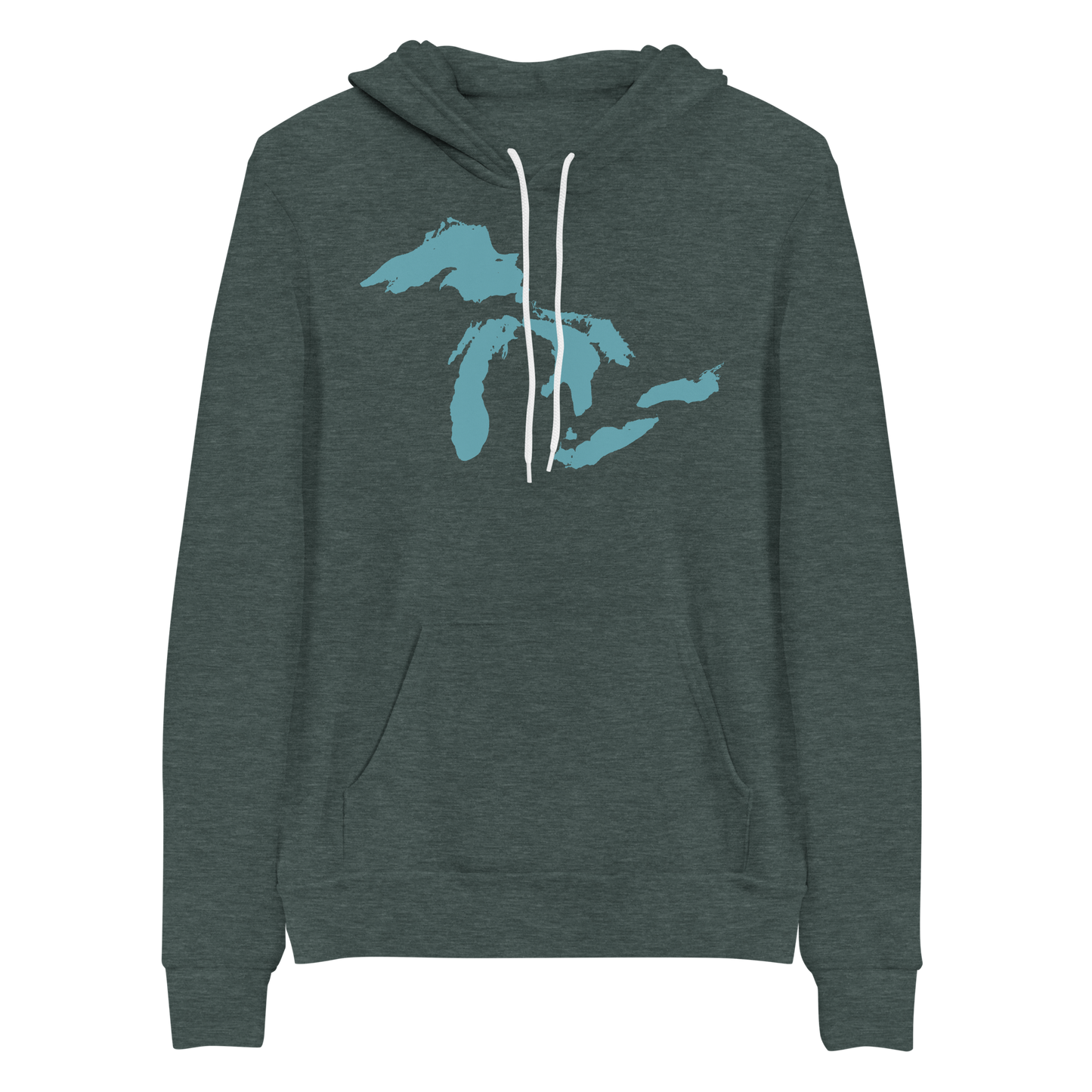 Great Lakes Hoodie (Huron Blue) | Unisex Cloud Fleece