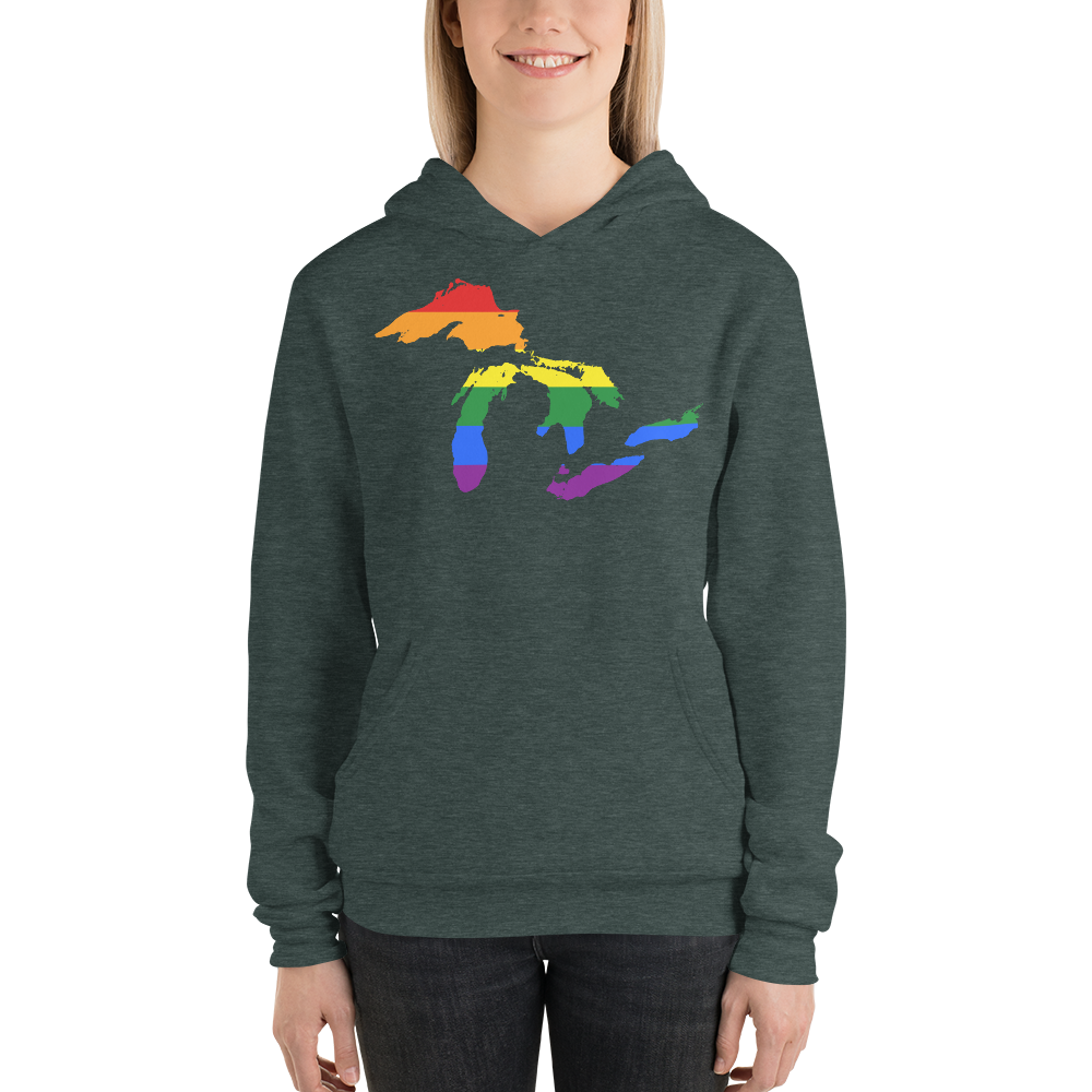 Great Lakes Hoodie (Rainbow Pride Edition) | Unisex Cloud Fleece