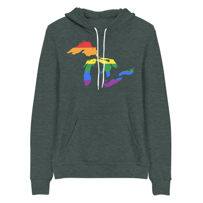 Great Lakes Hoodie (Rainbow Pride Edition) | Unisex Cloud Fleece