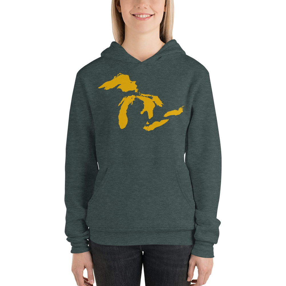 Great Lakes Hoodie (Gold) | Unisex Cloud Fleece