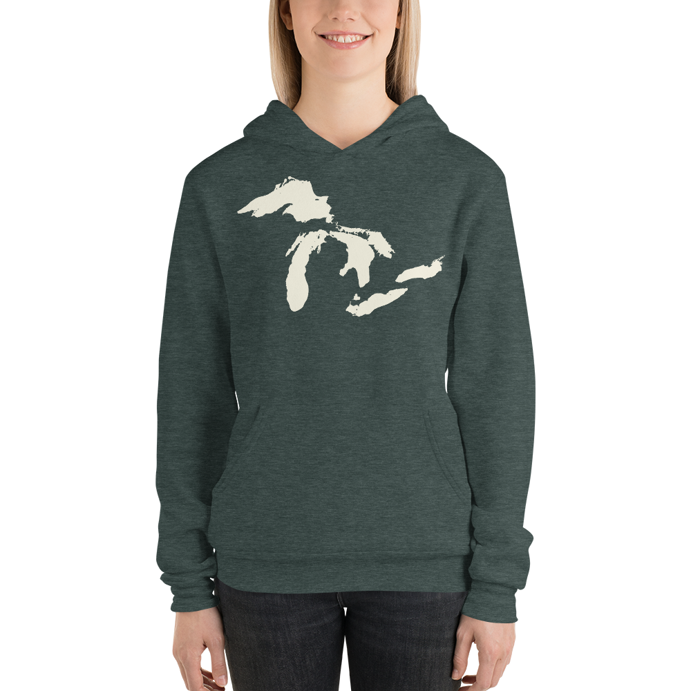 Great Lakes Hoodie (Ivory White) | Unisex Cloud Fleece