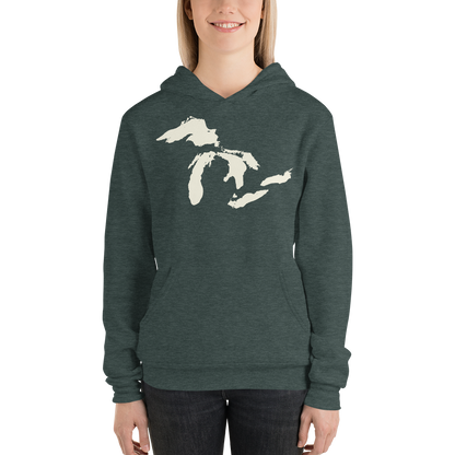 Great Lakes Hoodie (Ivory White) | Unisex Cloud Fleece