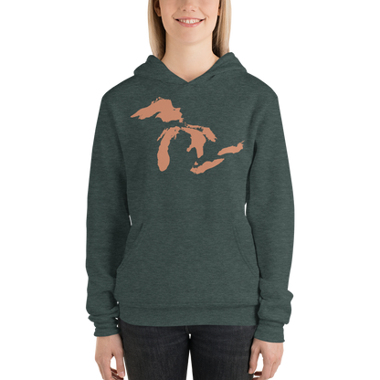 Great Lakes Hoodie (Copper) | Unisex Cloud Fleece