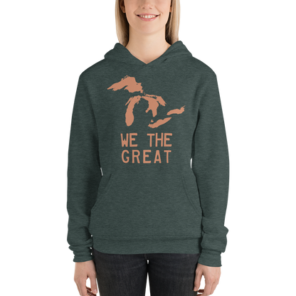 Great Lakes 'We The Great' Hoodie (Copper) | Unisex Cloud Fleece