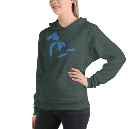 Great Lakes Hoodie (Superior Blue) | Unisex Cloud Fleece