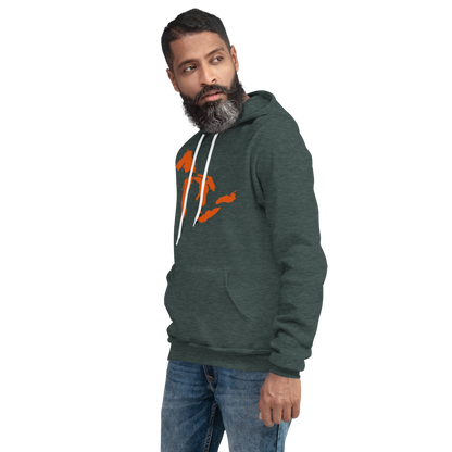 Great Lakes Hoodie (Maple Leaf Orange) | Unisex Cloud Fleece