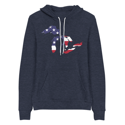 Great Lakes Hoodie (Patriotic Edition) | Unisex Cloud Fleece