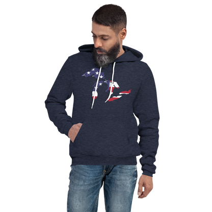 Great Lakes Hoodie (Patriotic Edition) | Unisex Cloud Fleece