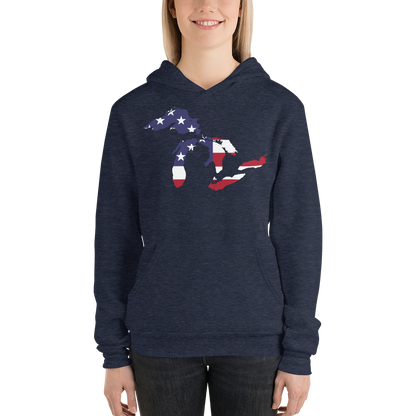 Great Lakes Hoodie (Patriotic Edition) | Unisex Cloud Fleece