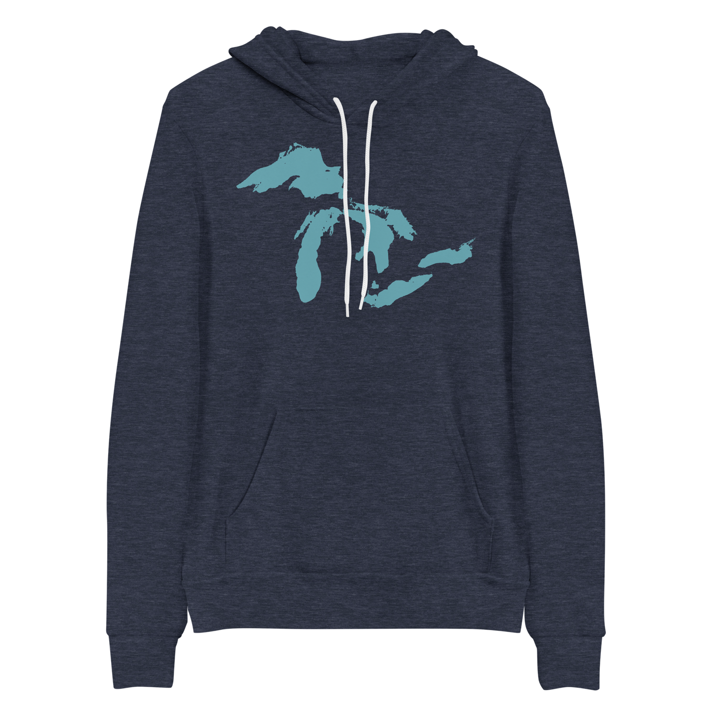 Great Lakes Hoodie (Huron Blue) | Unisex Cloud Fleece