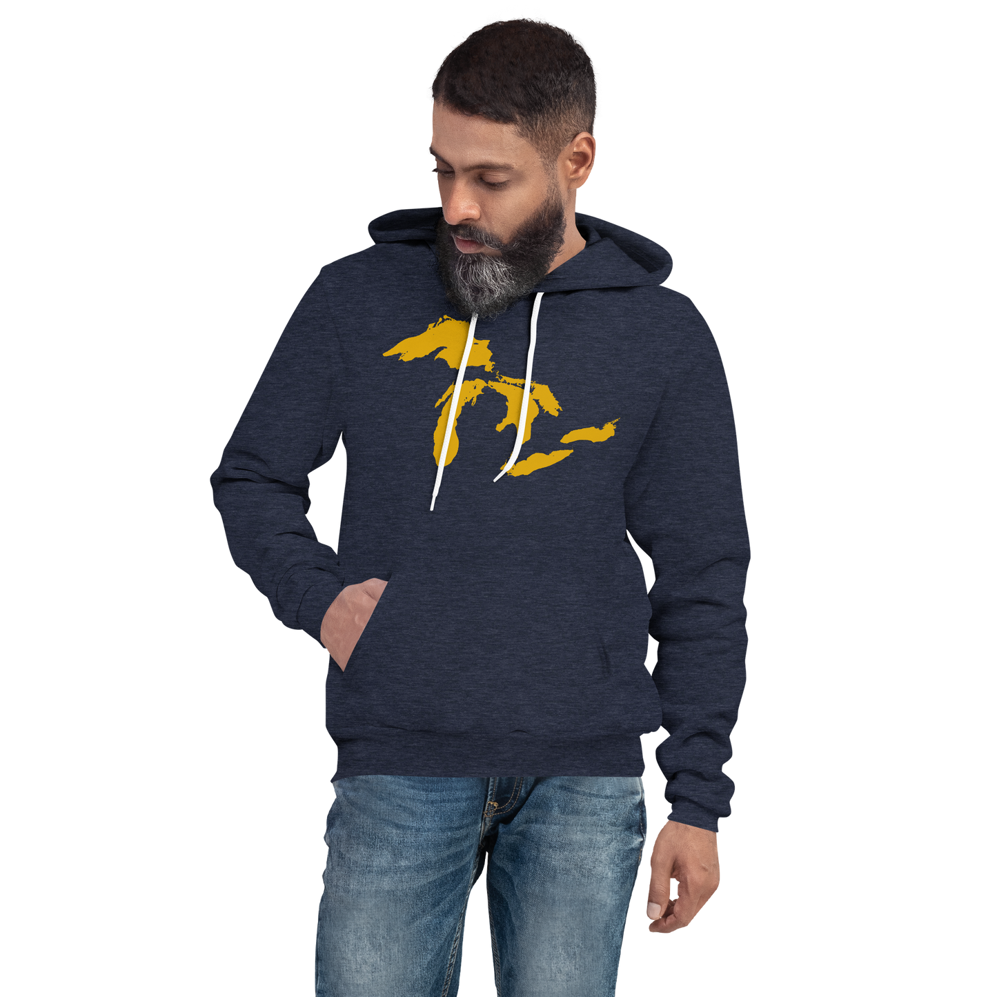 Great Lakes Hoodie (Gold) | Unisex Cloud Fleece