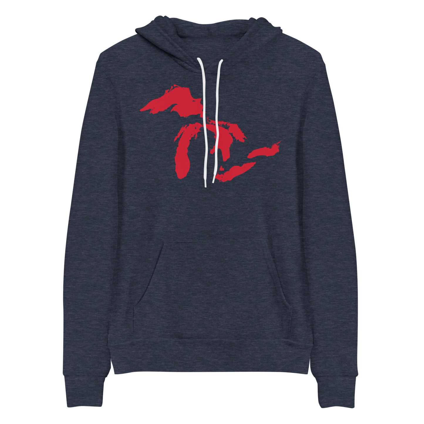 Great Lakes Hoodie (Aliform Red) | Unisex Cloud Fleece