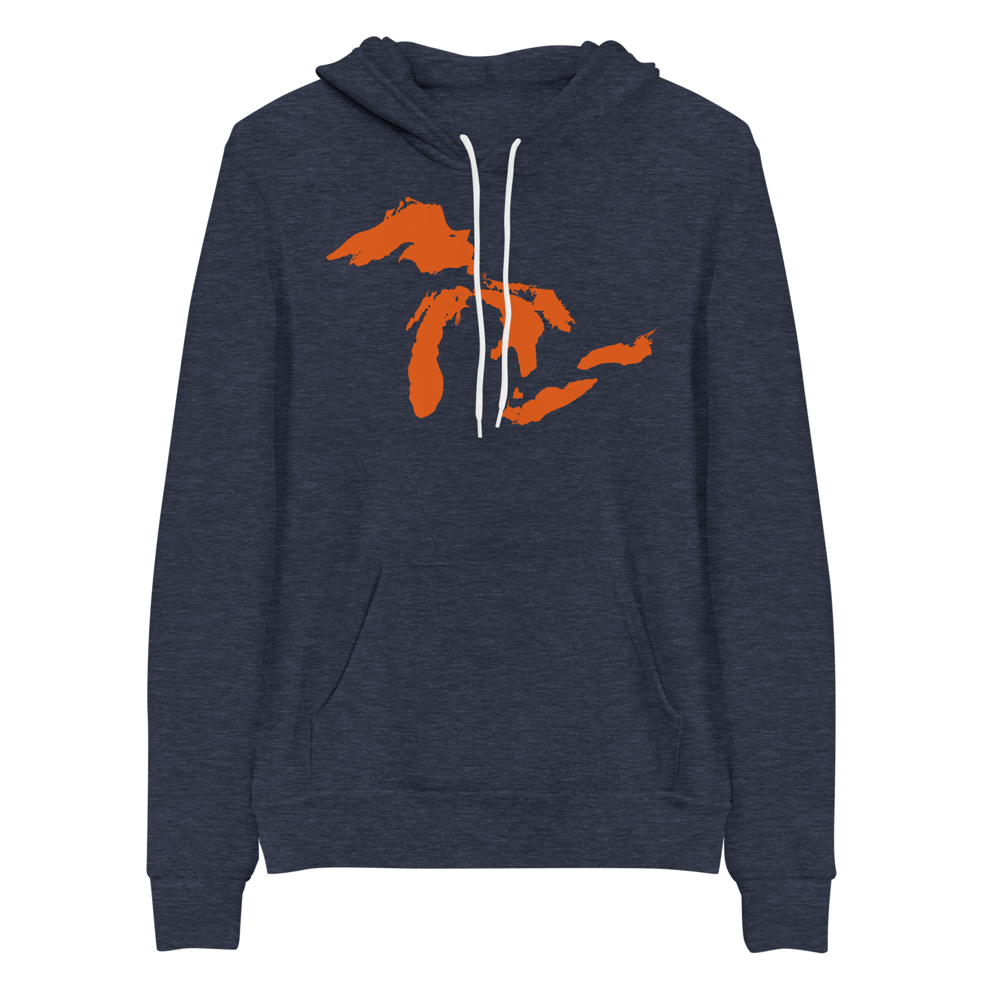 Great Lakes Hoodie (Maple Leaf Orange) | Unisex Cloud Fleece