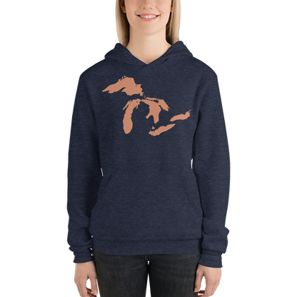 Great Lakes Hoodie (Copper) | Unisex Cloud Fleece