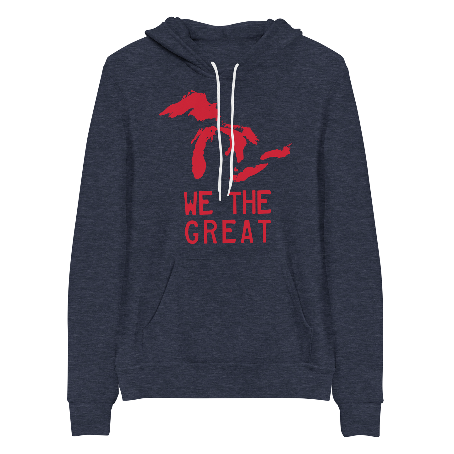 Great Lakes 'We The Great' Hoodie (Aliform Red) | Unisex Cloud Fleece