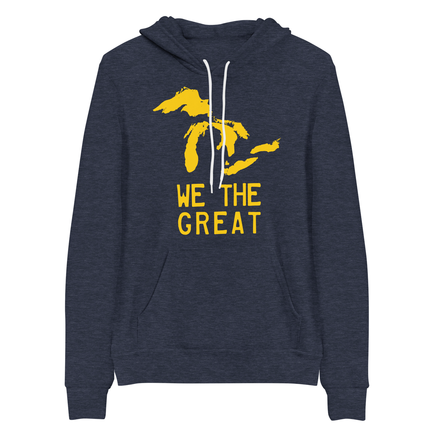 Great Lakes 'We The Great' Hoodie (Gold) | Unisex Cloud Fleece