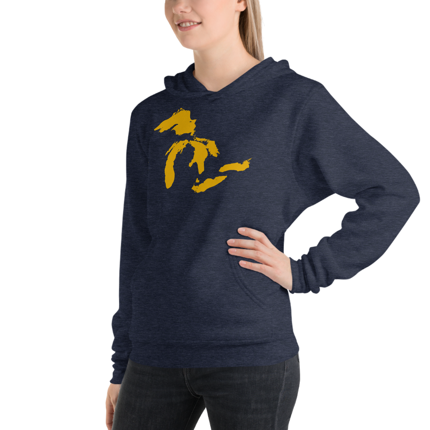 Great Lakes Hoodie (Gold) | Unisex Cloud Fleece