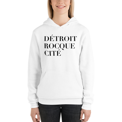 'Détrioit Rocque Cité' Hoodie | Unisex Cloud Fleece