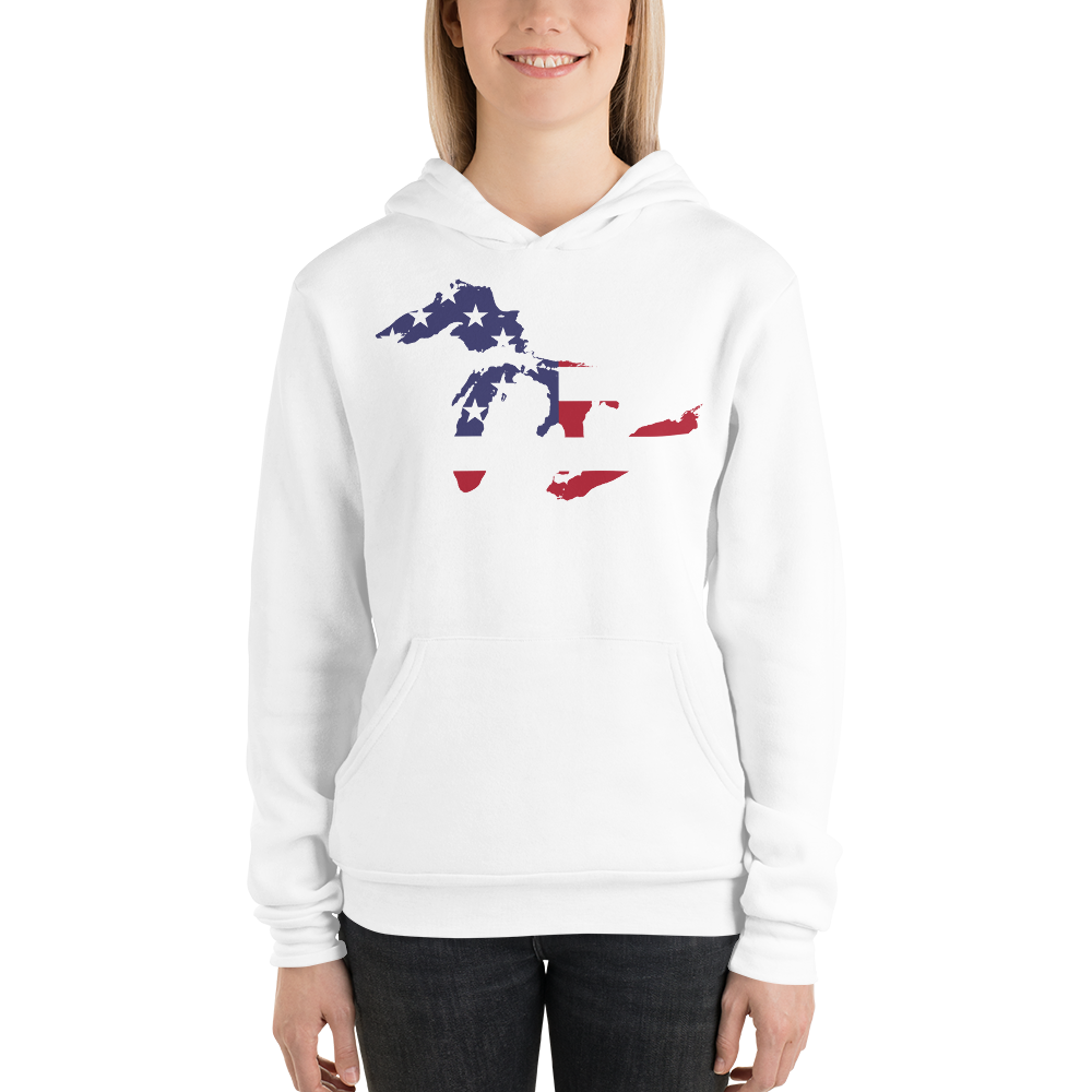 Great Lakes Hoodie (Patriotic Edition) | Unisex Cloud Fleece