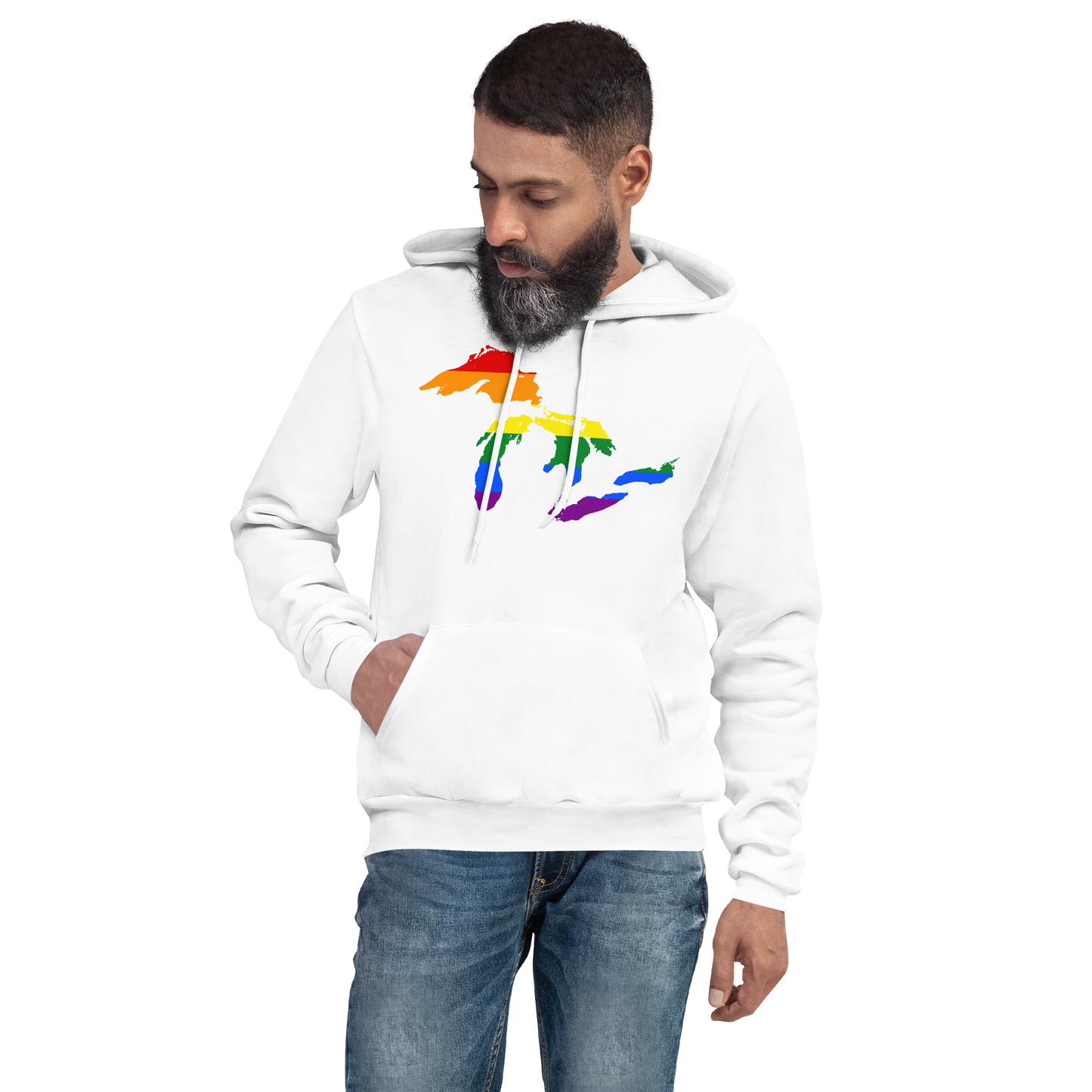 Great Lakes Hoodie (Rainbow Pride Edition) | Unisex Cloud Fleece