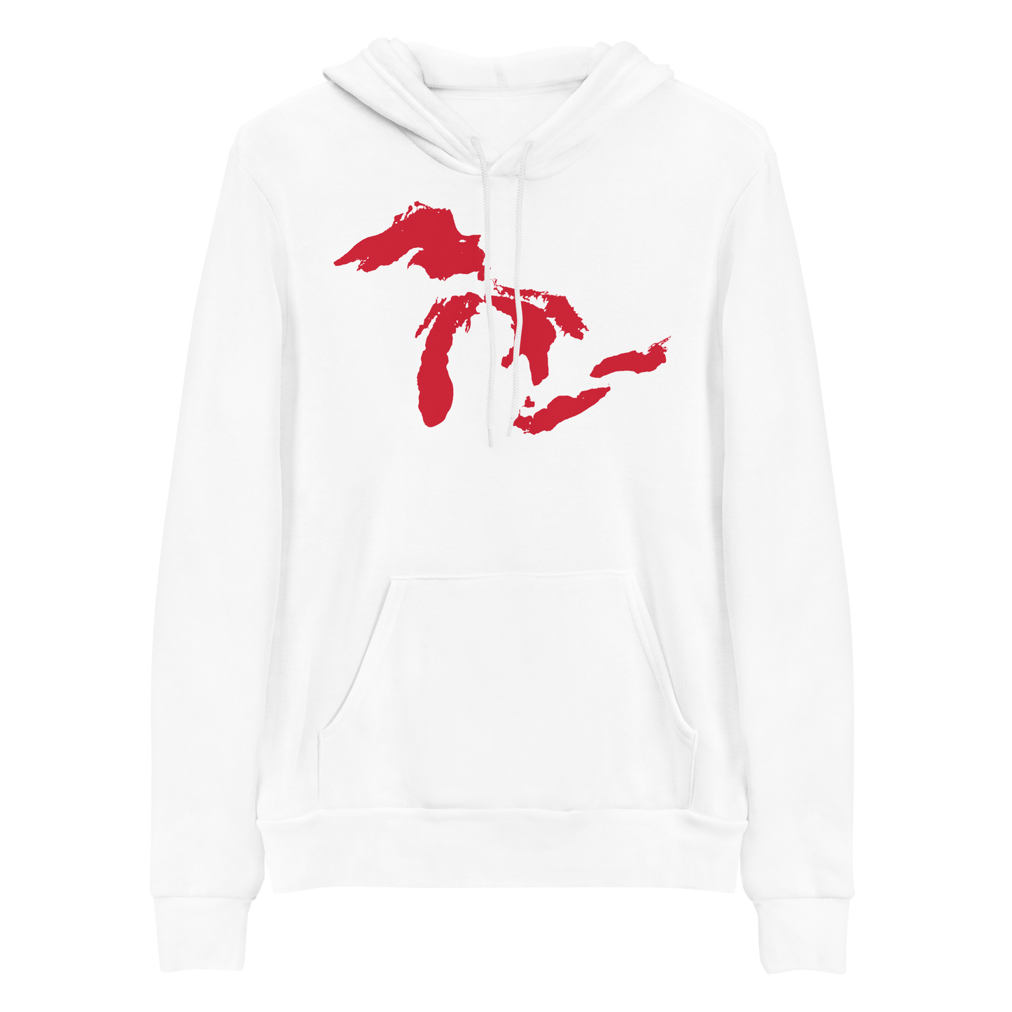 Great Lakes Hoodie (Aliform Red) | Unisex Cloud Fleece