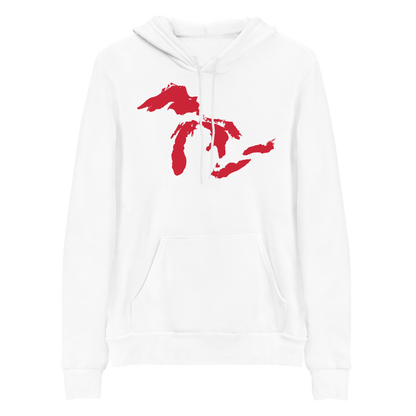 Great Lakes Hoodie (Aliform Red) | Unisex Cloud Fleece