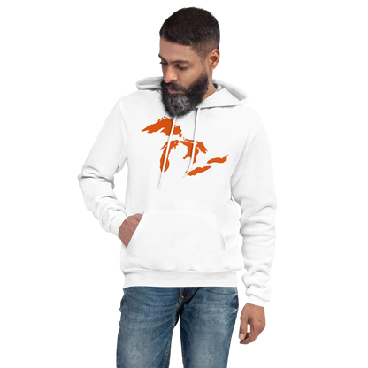 Great Lakes Hoodie (Maple Leaf Orange) | Unisex Cloud Fleece