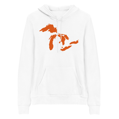 Great Lakes Hoodie (Maple Leaf Orange) | Unisex Cloud Fleece