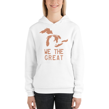 Great Lakes 'We The Great' Hoodie (Copper) | Unisex Cloud Fleece