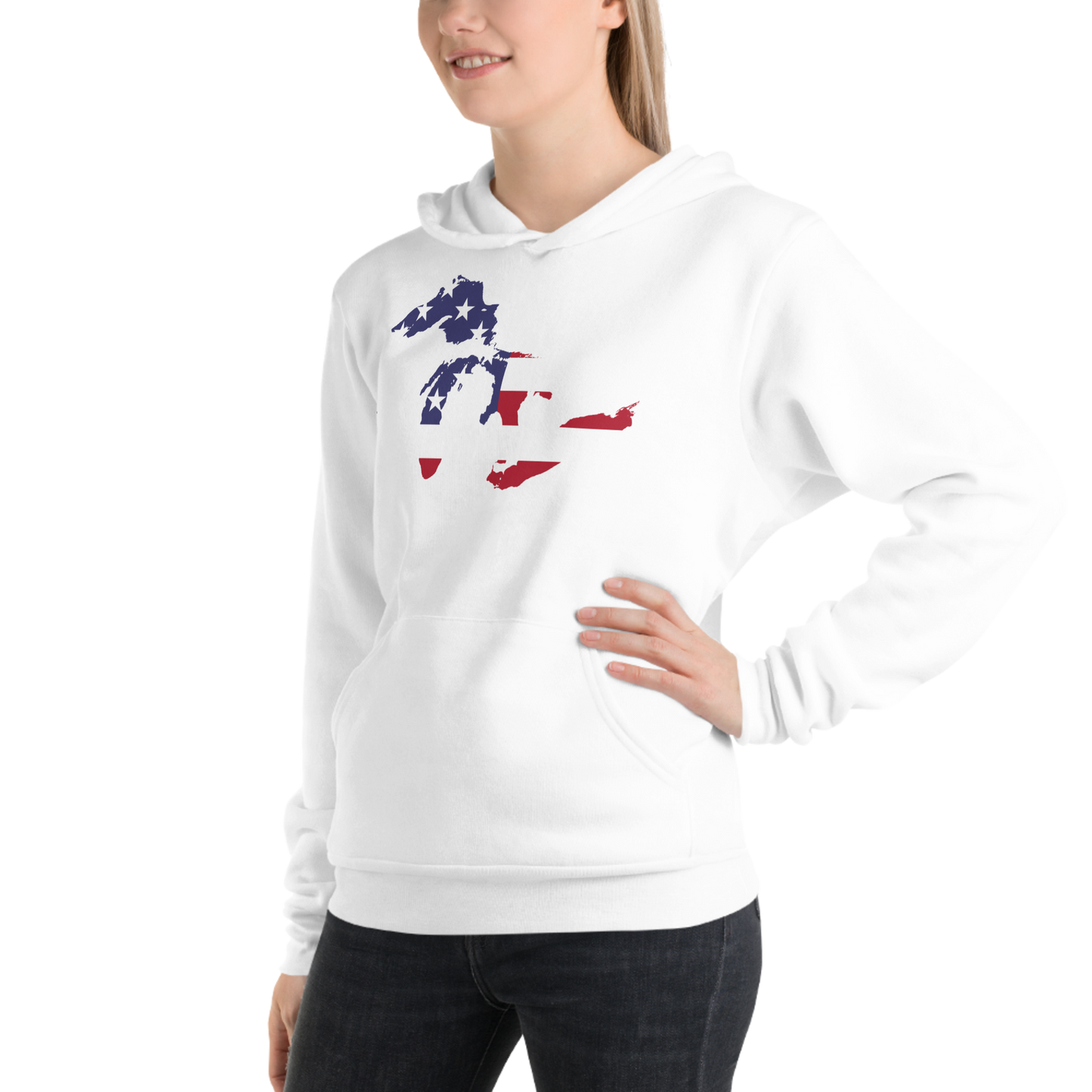 Great Lakes Hoodie (Patriotic Edition) | Unisex Cloud Fleece