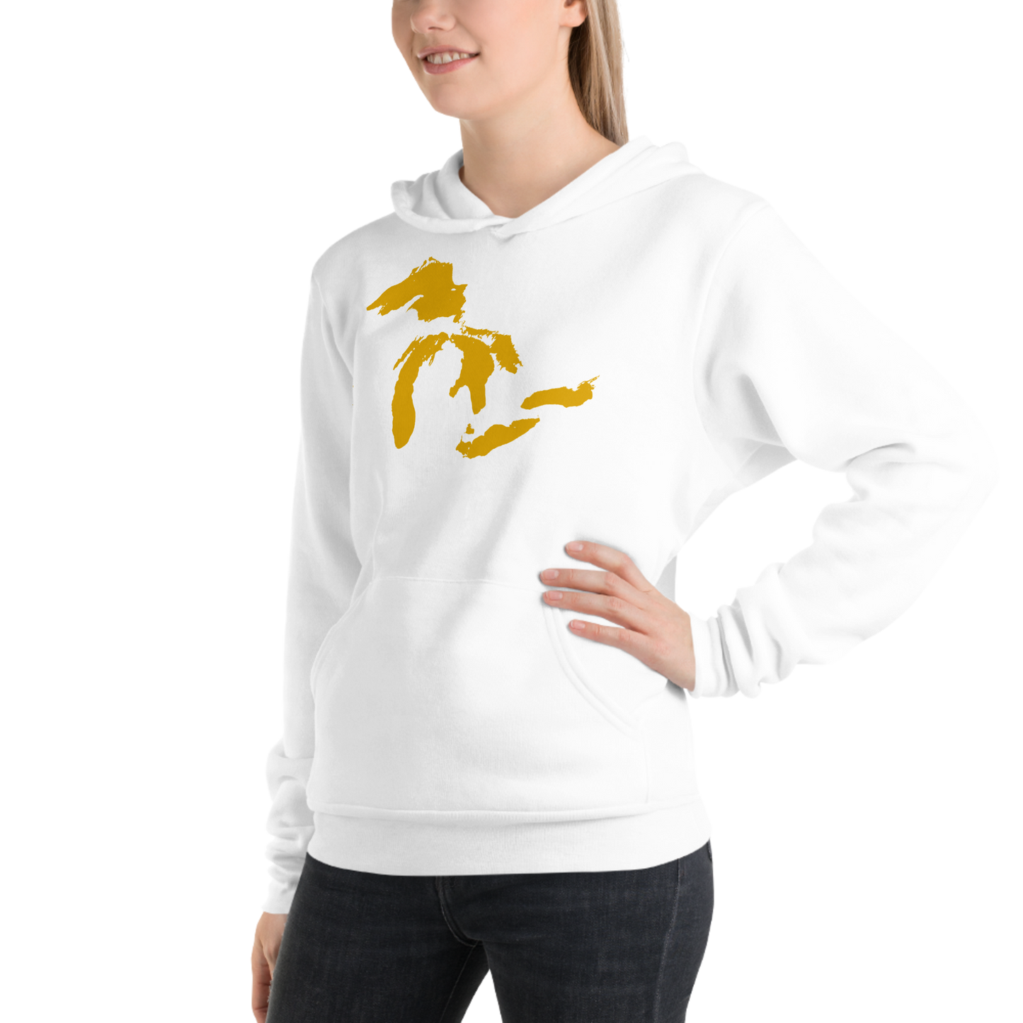 Great Lakes Hoodie (Gold) | Unisex Cloud Fleece