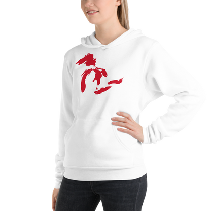 Great Lakes Hoodie (Aliform Red) | Unisex Cloud Fleece