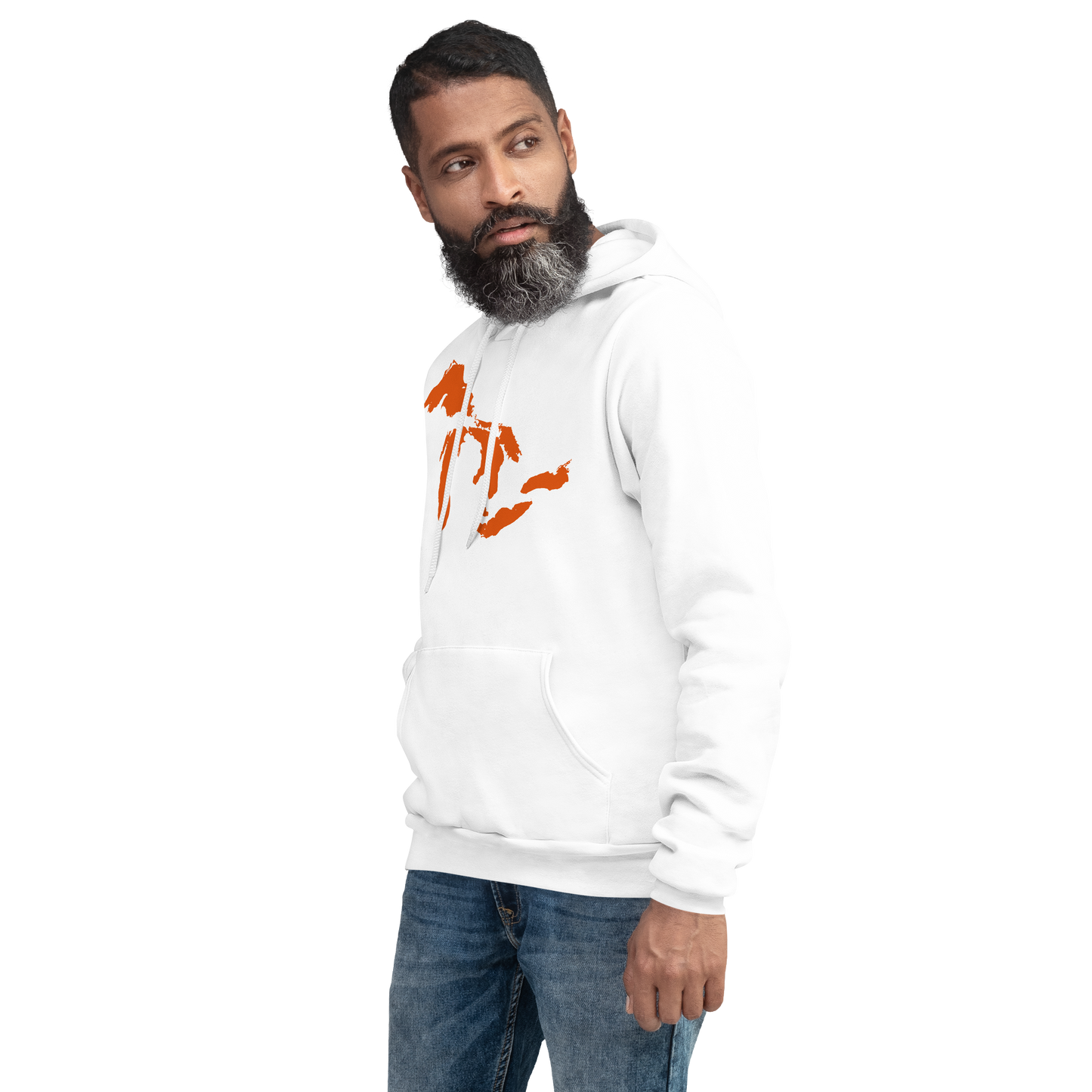 Great Lakes Hoodie (Maple Leaf Orange) | Unisex Cloud Fleece