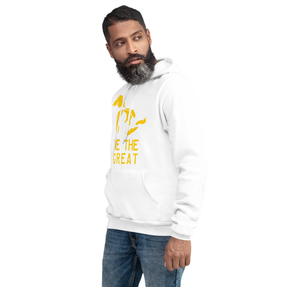 Great Lakes 'We The Great' Hoodie (Gold) | Unisex Cloud Fleece