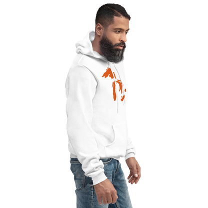 Great Lakes Hoodie (Maple Leaf Orange) | Unisex Cloud Fleece