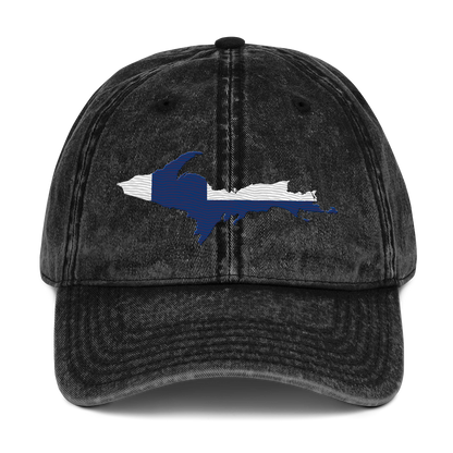 Michigan Upper Peninsula Vintage Baseball Cap (Finnish Edition)