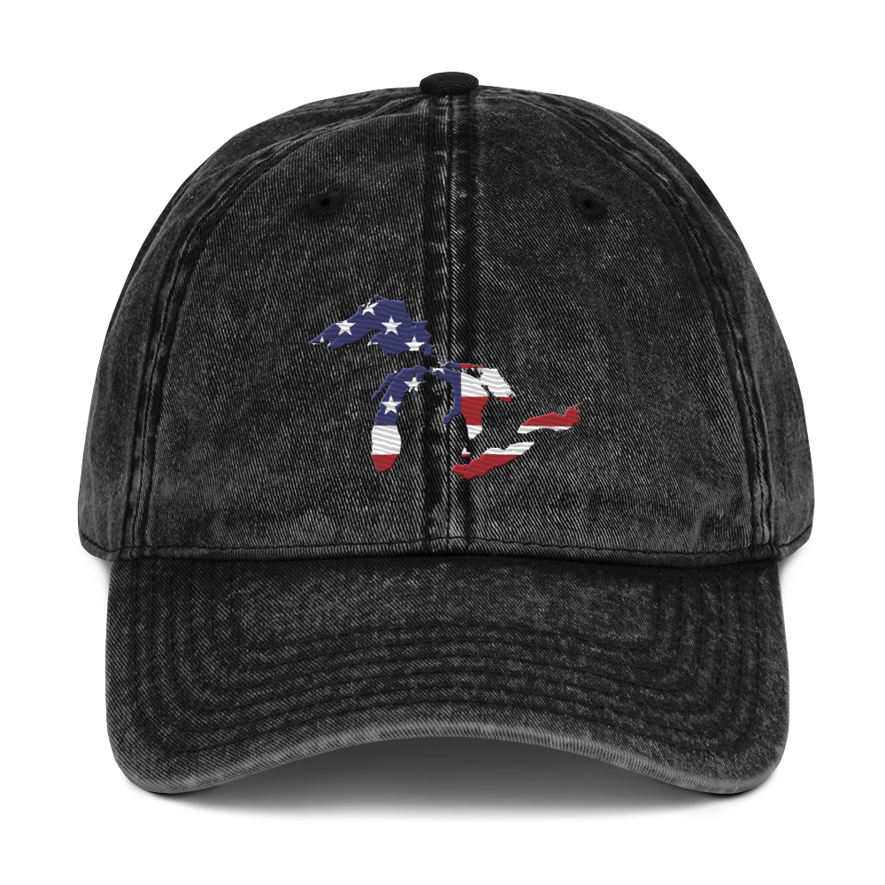 Great Lakes Vintage Baseball Cap (Patriotic Edition)