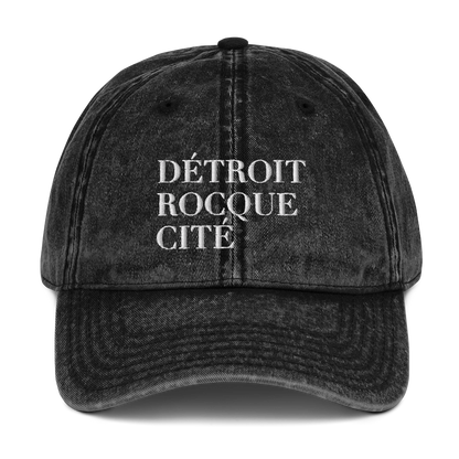 'Détroit Rocque Cité' Vintage Baseball Cap