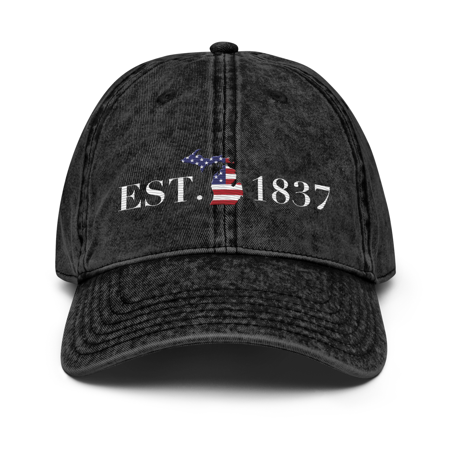 Michigan 'EST 1837' Vintage Baseball Cap