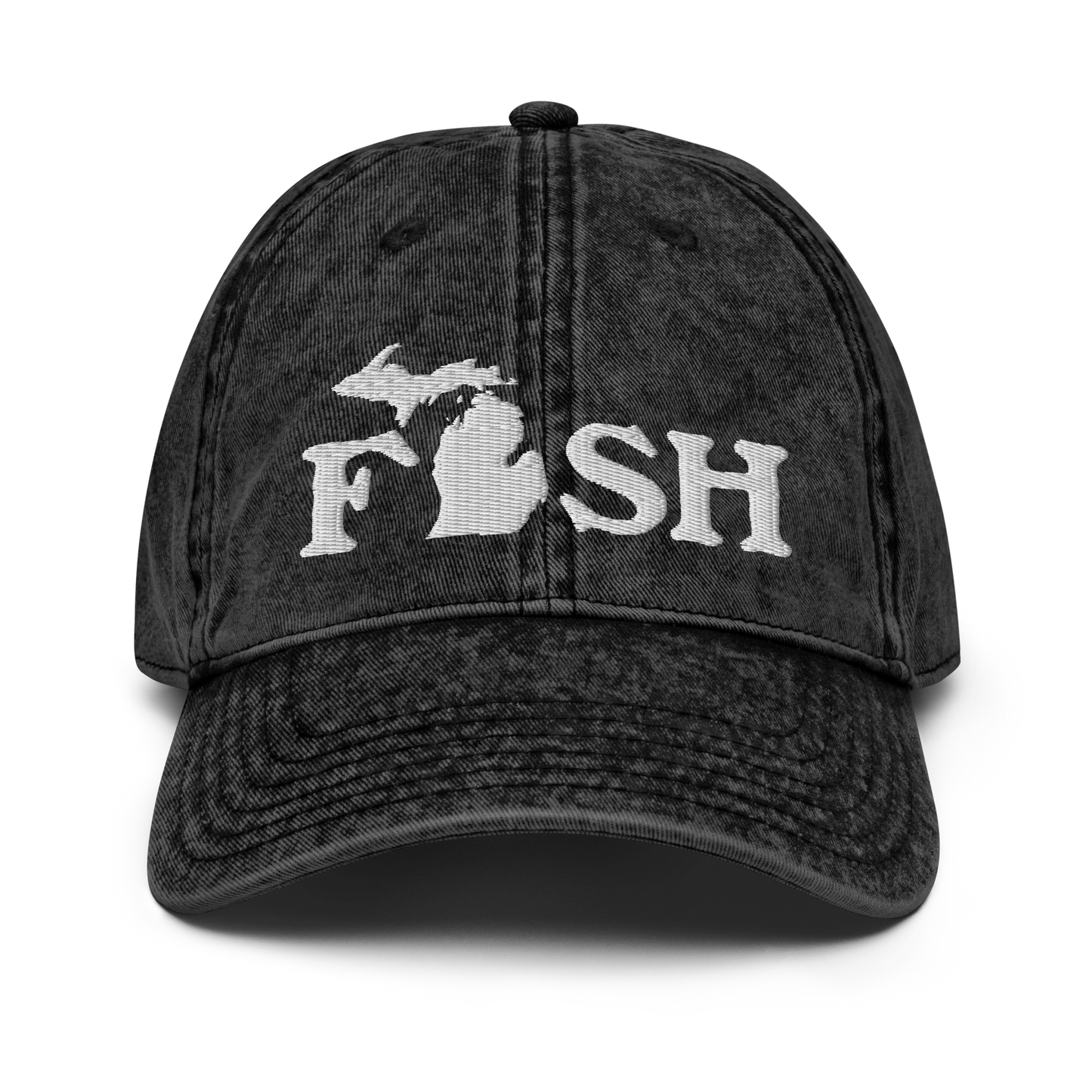 Michigan 'Fish' Vintage Baseball Cap