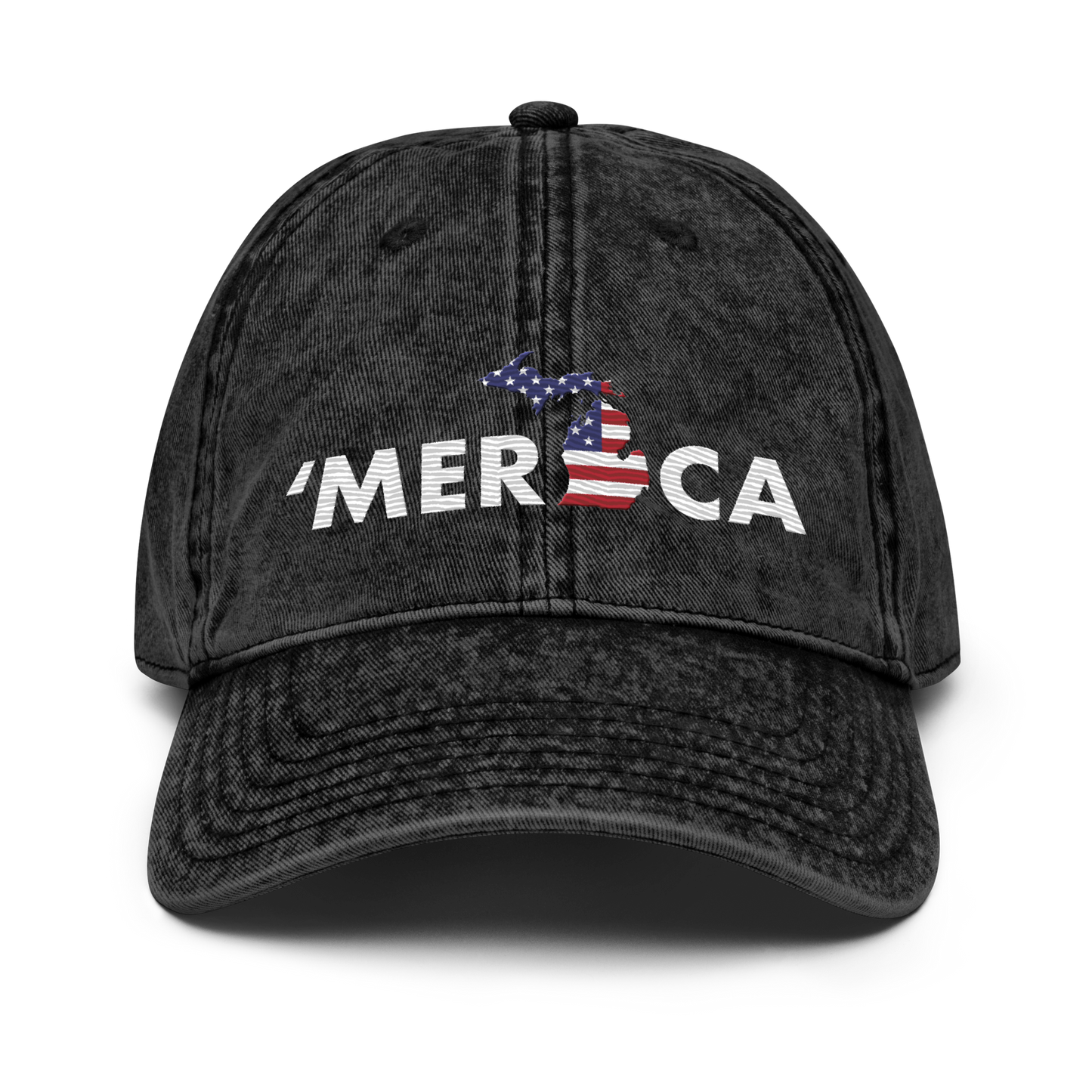 Michigan 'Merica' Vintage Baseball Cap