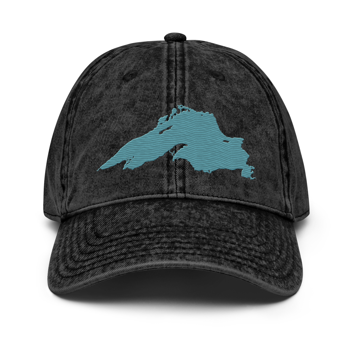 Lake Superior Vintage Baseball Cap | Huron Blue