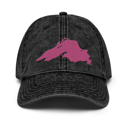 Lake Superior Vintage Baseball Cap | Apple Blossom Pink