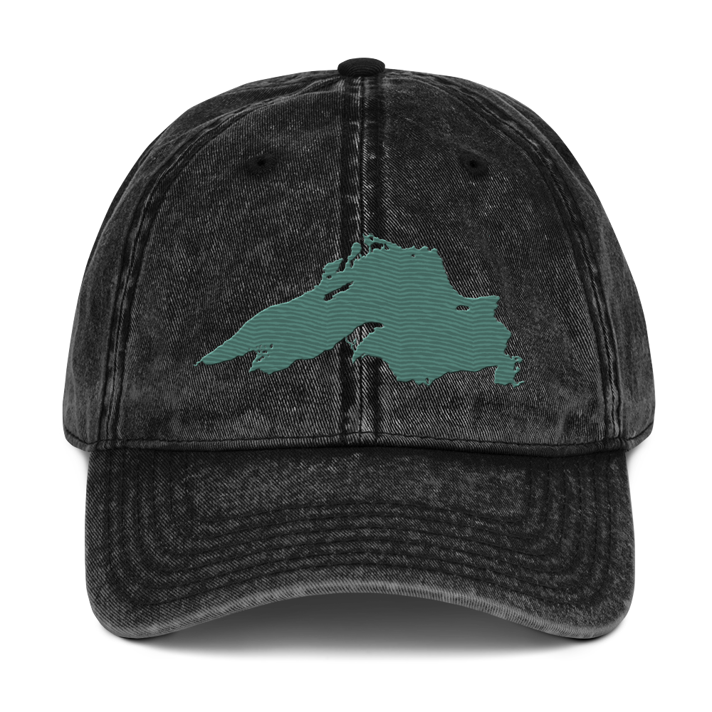 Lake Superior Vintage Baseball Cap | Copper Green