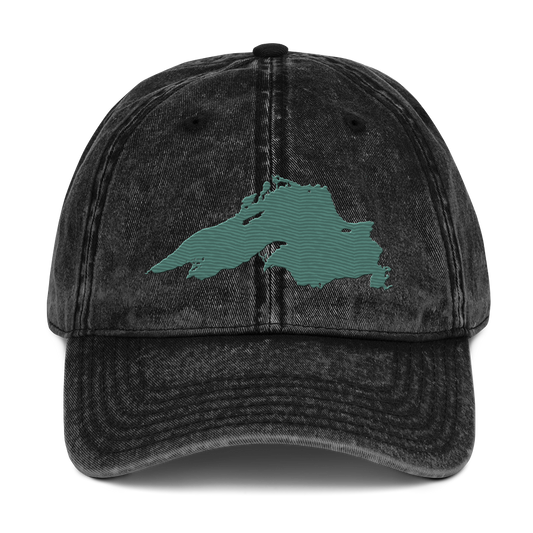 Lake Superior Vintage Baseball Cap | Copper Green