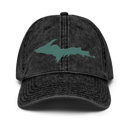 Upper Peninsula Vintage Baseball Cap | Copper Green